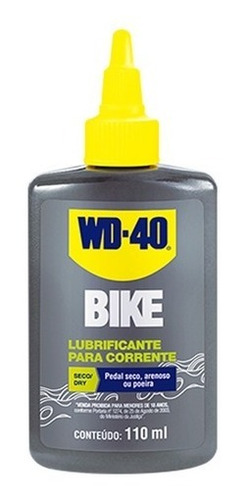 Imagem 1 de 3 de Óleo Lubrificante Wd40 110ml Bike Dry/seco 544990 Wd-40