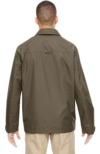 Imagen 3 de 4 de Chamarra Ligera Con Cuello Plegable North End Dark Oakmoss