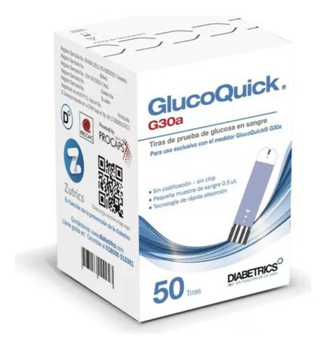 Tiras Reactivas Glucoquick X 50und G30a