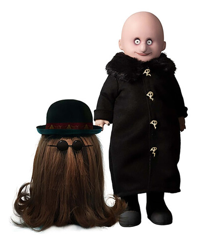 Mezco Living Dead Dolls Addams Familia Tío Fester Y Ti Moll