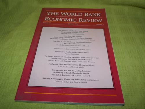 The World Bank / Economic Review - Vol 10 - Ener 1996 - N° 1