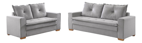Conjunto Florianópolis 3x2 Lugares Veludo Wt