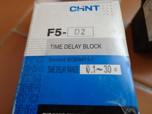 Temporizador Neumatico Marca Chint Electric De 0 A 30 Seg