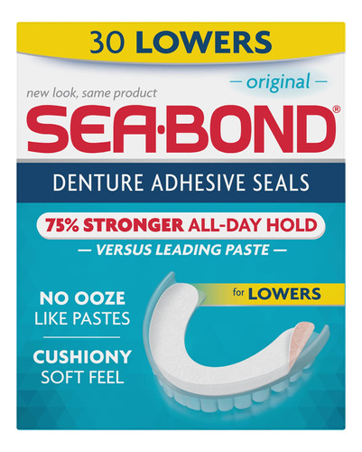 Sellos Adhesivos Para Dentadura Sea-bond Original 30