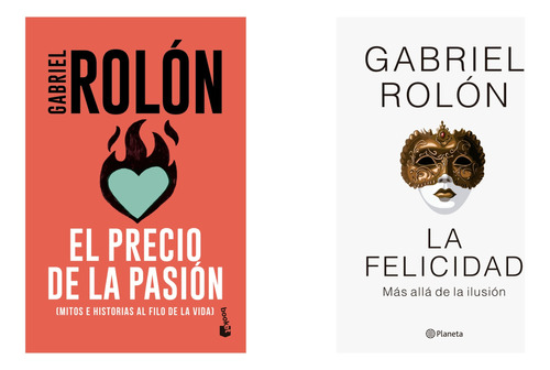 Precio Pasion + La Felicidad + Rolon - 2 Libros Grande Y Bol