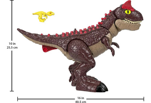 Dinosaurio, Imaginext,jurassic World Carnotaurus,28cm,nue-vo (Reacondicionado)