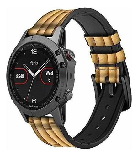 Correa De Smartwatch, Rel Ca0259 Bamboo Graphic Printed Lea