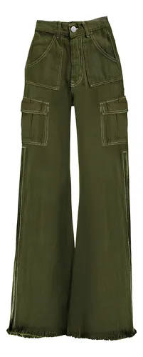 Pantalones con bolsillos a los costados de mujer hotsell