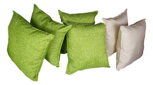 6 Cojines Decorativos Premium Almoda Combinacion Ab