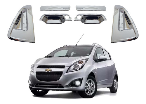 Cubre Manillas Cromada Chevolet Spark Gt 2010-2015 Set
