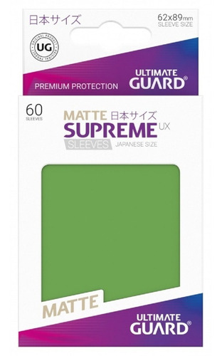 Protectores - Ultimate Guard- Matte Supreme Sleeves - 62x89 