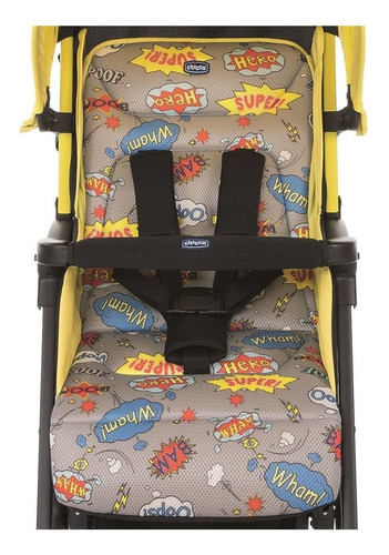Imagen 3 de 3 de Cochecito de paseo Chicco Juvenile OHlalà 2 comics con chasis color negro