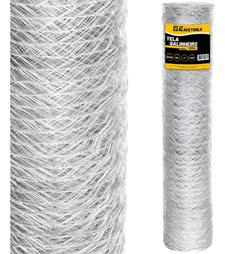 Tela Galvanizada Galinheiro 1,50x50metros Fio 23 Horta Tela — R$ 208,90 em Mercado Livre, 44% OFF