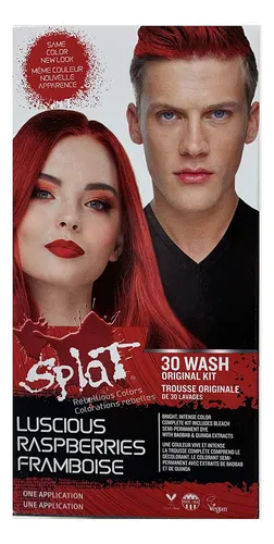 Splat red 2024 hair dye