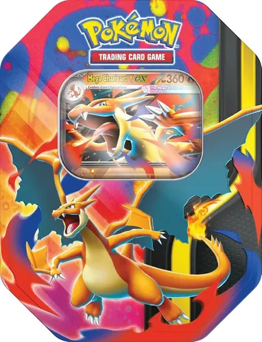 Pokémon Tcg: Mega Evolution - Mega Charizard And Tin em inglês
