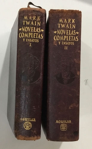 Mark Twain Obras Completas Aguilar 2 Tomos 1era Y 3era Ed