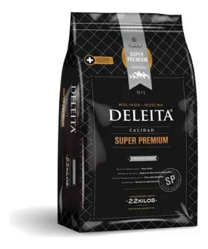 Alimento Deleita Super Premium Criadores  En Bolsa De 22 kg