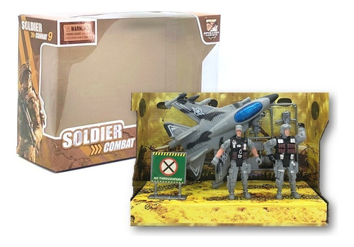 Set De Soldaditos Soldier Combat 9 Blower  Bl6779