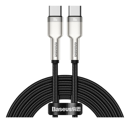 Cable Cargador Tipo C / Usb C 2mts Carga Rápida 100w Baseus