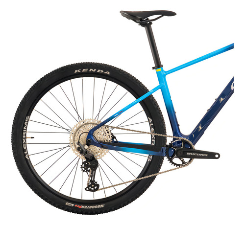 Bicicleta 29 Oggi Agile Sport Carbon Deore Markhor 2024 2025 Cor Azul Tamanho Do Quadro G