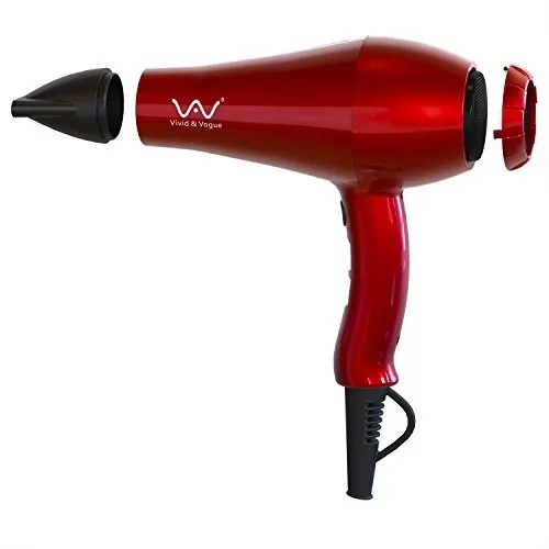 Secador De Pelo Vav Rojo Profesional Potente De Cerámica