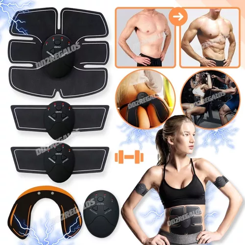 Kit Estimulador Muscular Smart Fitness EMS Electrodos