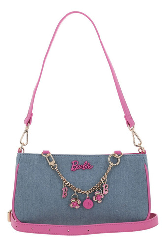 Bolsa Crossbody Barbie De Gorett Br25025-9 Color Azul