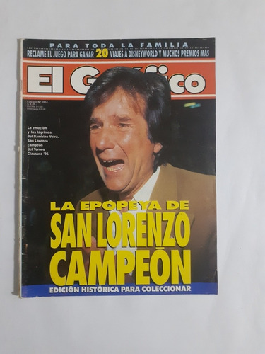 El Gráfico 3951 San Lorenzo Campeón Clausura 1995