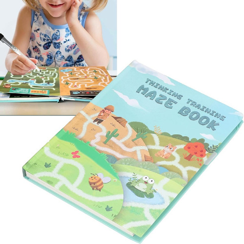 Libro De Ejercicios De Laberintos Para Niños 24 Desafíos