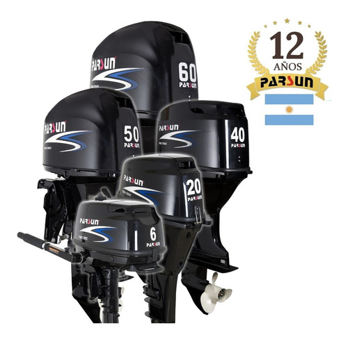 Motor Fuera De Borda Parsun 5 Hp 4 T Garantia 2 Años Corto