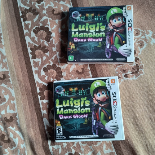 Luigi's Mansion Dark Moon Com Capa Em Português