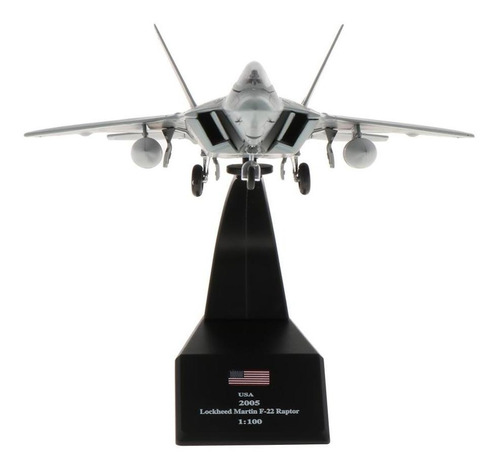 1:100 F-22 Avión De Raptor De Metal Modo Avión Para Las
