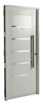 Comprar Puerta Abatible Doble Chapa Inyectada 80x2 Apliques Barral