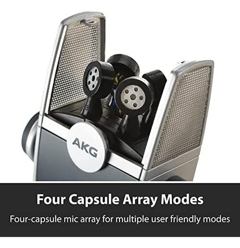 Micrófono Condensador Usb-c Con Cuatro Cápsulas Y Modo Multi