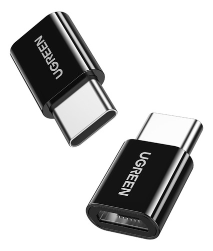 Adaptador Micro-usb/usb-c H/m Data+power Negro Ugreen Us157