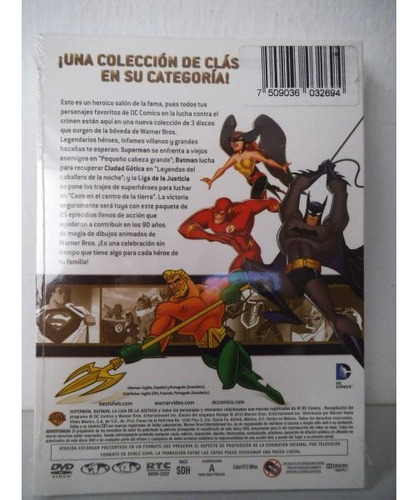 Imagen 3 de 3 de 25 Caricaturas De Coleccion Dc Comics Liga La Justicia Dvd