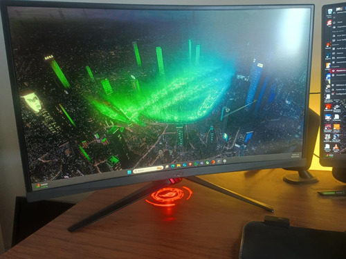 Monitor Asus Rog Curvo 27 Pulgadas 144hz Ips Negro (Usado)