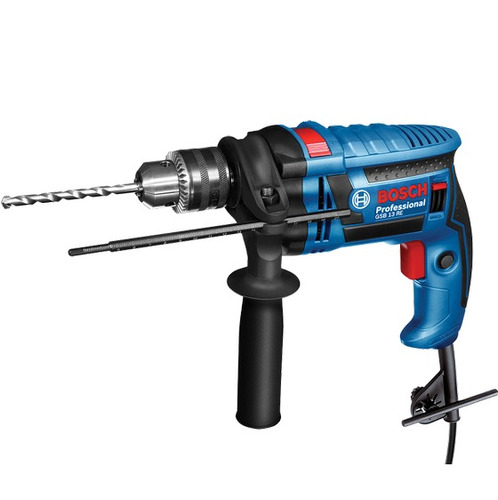 Taladro Con Percutor 13mm 600w Bosch Gsb13re + Kit De Mechas