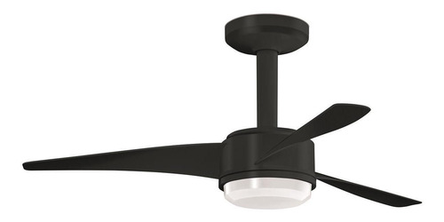 Ventilador de teto Mondial VTE-04 preto com 3 pás de abs, 103cm de diâmetro 127V