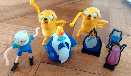 Set X 7 Juguetes Adventure Time Hora De Aventura Mcdonalds