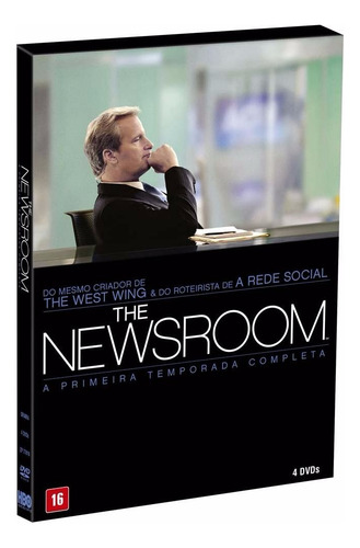The Newsroom 1ª Temporada - Box Com 4 Dvds - Jeff Daniels