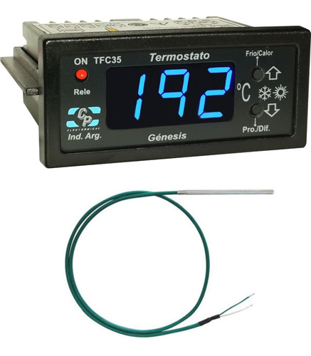Pirómetro Digital + Sensor J 10cm+ 1m Cable Horno Pan 24 V