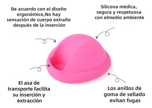 Disco Menstrual Reutilizable L Plus S Silicona Médica