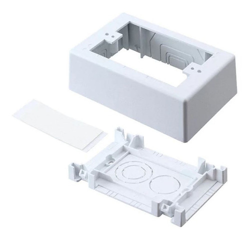 Caja Panduit Salida De 2 Pzs Canaleta T-45 Y Ld Blanco 1p /v