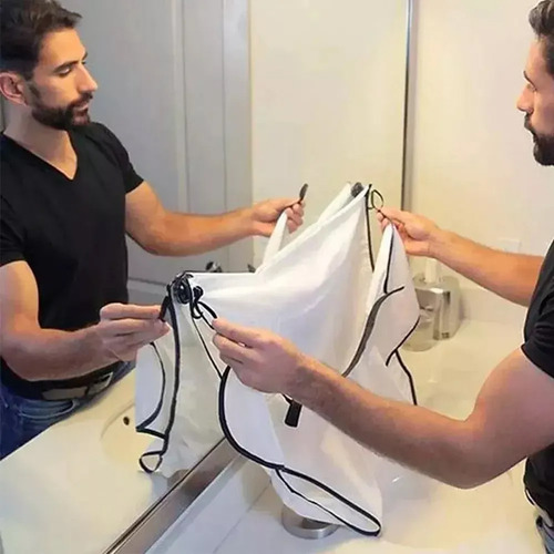Delantal Para Barba, Delantal Para Afeitar Y Cortar El Pelo