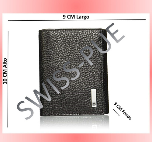 Imagen 2 de 4 de Cartera Piel Rugosa Athens, Vertical, Victorinox (30163601)