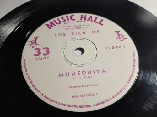 Simple - Los Pick Ups - Muñequita /tú Eres Mi Tentación-1962