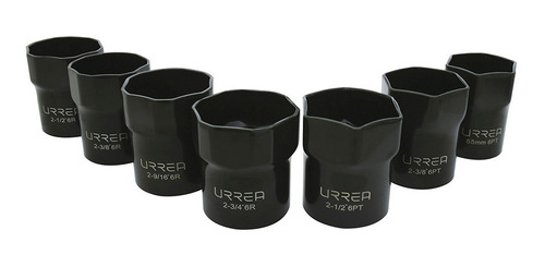 Juego Dados 7 Piezas Tuerca P/rueda Métricos Pulgadas Urrea