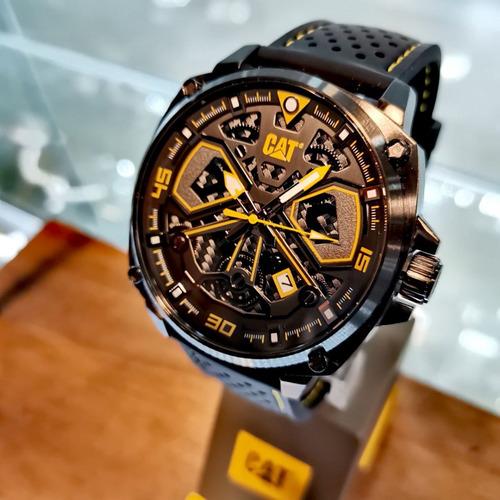 Imagen 6 de 9 de Reloj Caterpillar Hombre Tokio Acero Sumergible Wr100m