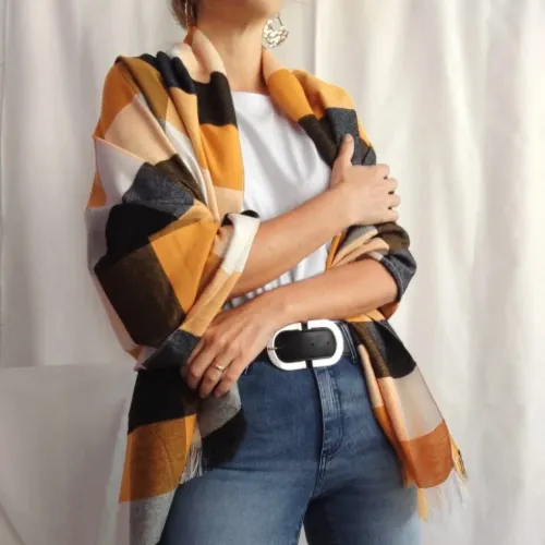 Ruanas De Pilu Bufanda Bufandon Invierno Para Mujer